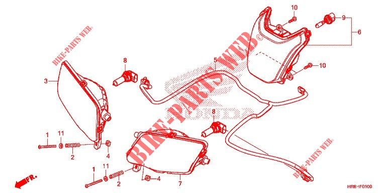 HEADLIGHT for Honda FOURTRAX 500 RUBICON DCT EPS 2018