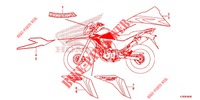 STICKERS for Honda XR 190 2019