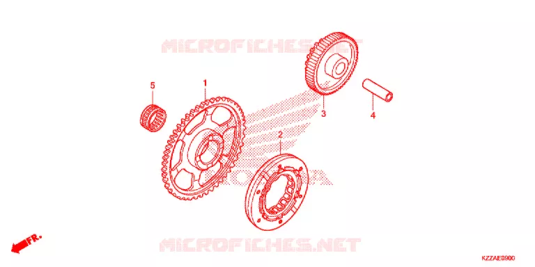 STARTER MOTOR CLUTCH Honda MOTO 250 CRF 2018  CRF250RLJ