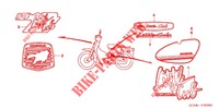 STICKERS for Honda LITTLE CUB 50 2006