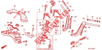 HANDLEBAR   TRIPLE CLAMP   STEERING STEM (GL18007/8/9) (SAC GONFLABLE) for Honda GL 1800 GOLD WING ABS AIRBAG NAVI 2009