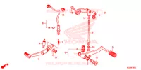 PEDAL for Honda CBR 500 R ABS 2015