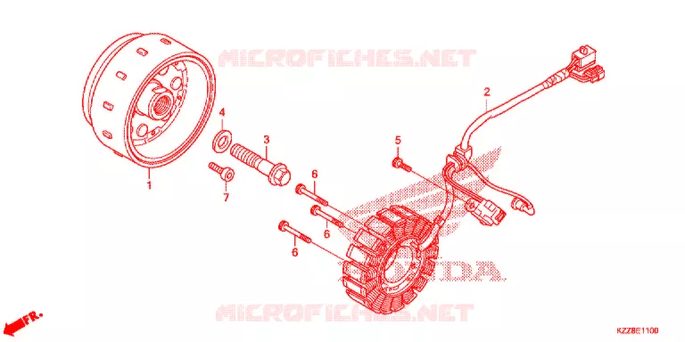 ALTERNATOR Honda MOTO 250 CRF 2017  CRF250LF_TH