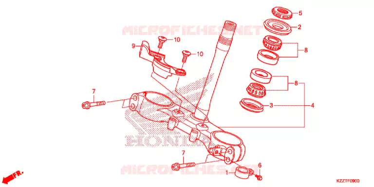 STEERING DAMPER Honda MOTO 250 CRF 2017  CRF250RLH