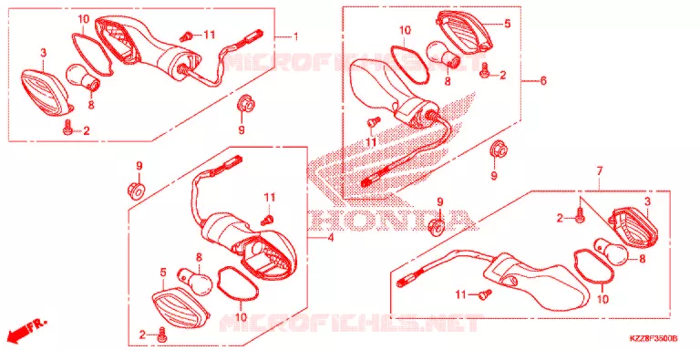 INDICATOR Honda MOTO 250 CRF 2015  CRF250LF_TH