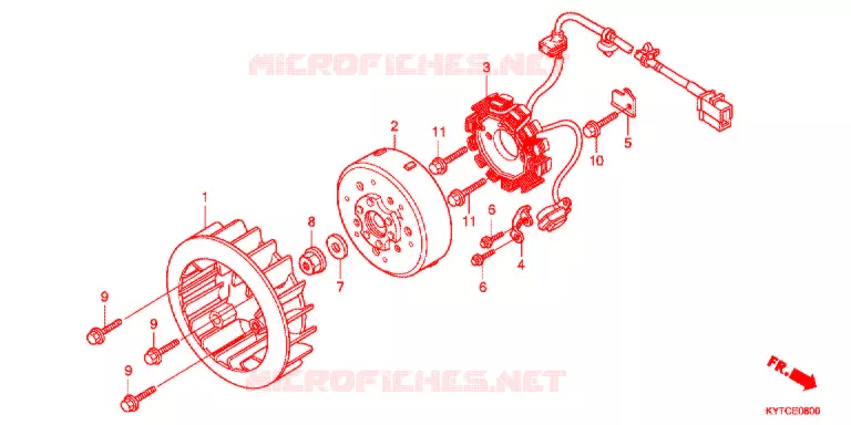 ALTERNATOR Honda SCOOTER 110 SCOOPY 2012  ACD110CSFC