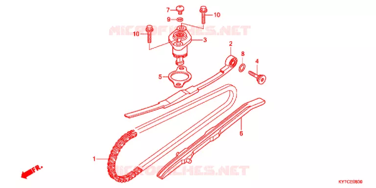 CAM CHAIN Honda SCOOTER 110 SCOOPY 2012  ACD110CSFC