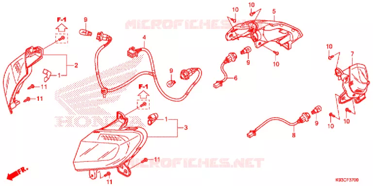INDICATOR Honda SCOOTER 110 SCOOPY 2018  ACF110CBTJ