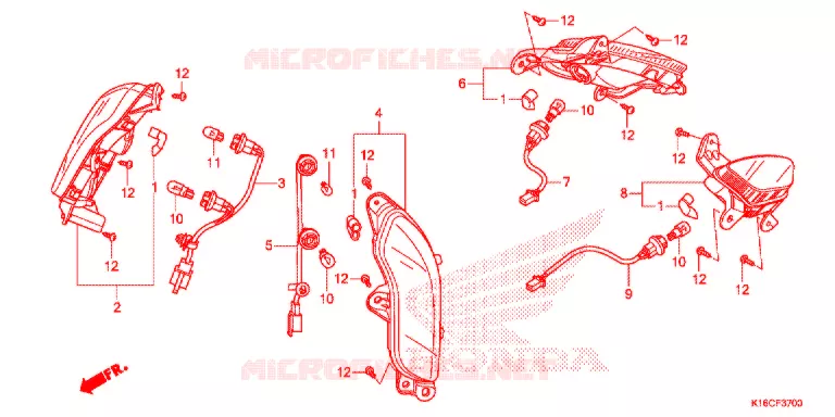 INDICATOR Honda SCOOTER 110 SCOOPY 2015  ACF110CSFF