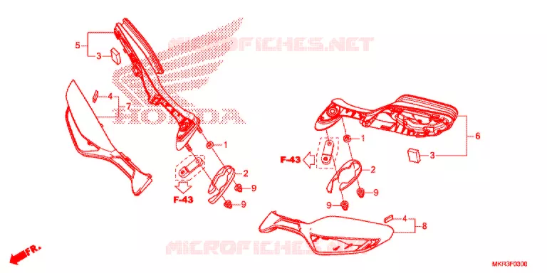 MIRROR Honda MOTO 1000 CBR 2021  CBR1000STM