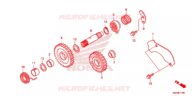KICKSTARTER AXLE Honda MOTO 150 CRF 2020  CRF150RL