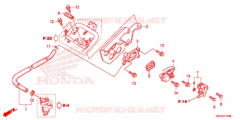 AIR INJECTION VALVE Honda SCOOTER 50 RUCKUS 2020  NPS50L_A