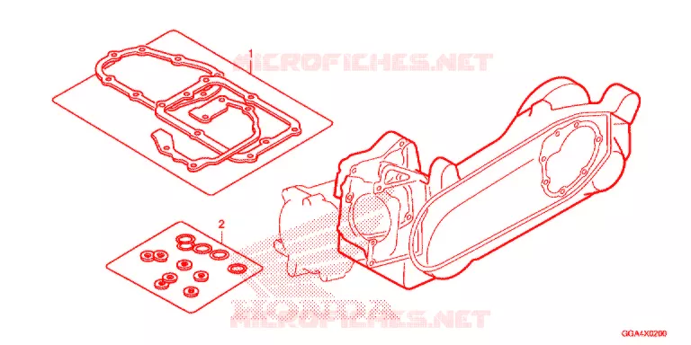 GASKET KIT Honda SCOOTER 50 RUCKUS 2021  NPS50L_A