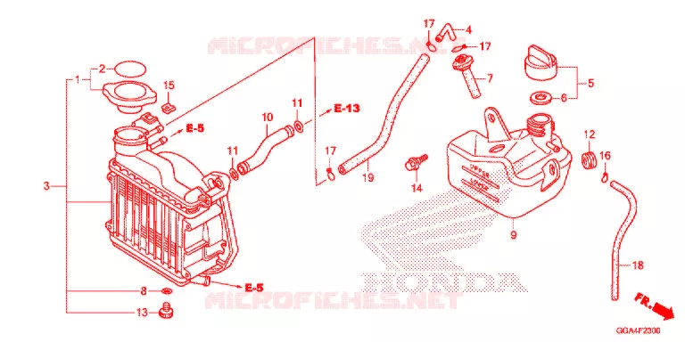 RADIATOR Honda SCOOTER 50 RUCKUS 2020  NPS50L_A