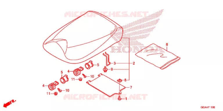 SEAT Honda SCOOTER 50 RUCKUS 2020  NPS50L_A