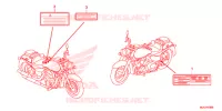 CAUTION LABEL for Honda SHADOW VT 750 AERO 2019