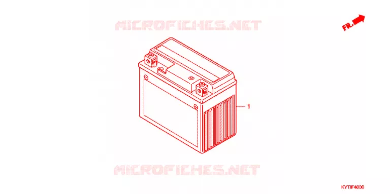 BATTERY Honda SCOOTER 110 SCOOPY 2011  ACD110CSC