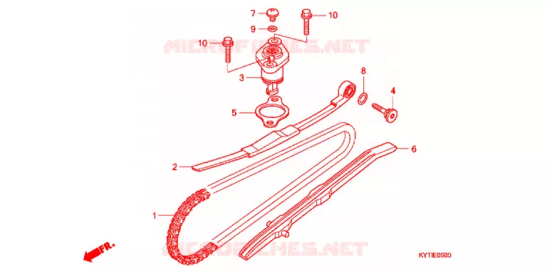 CAM CHAIN Honda SCOOTER 110 SCOOPY 2011  ACD110CSC