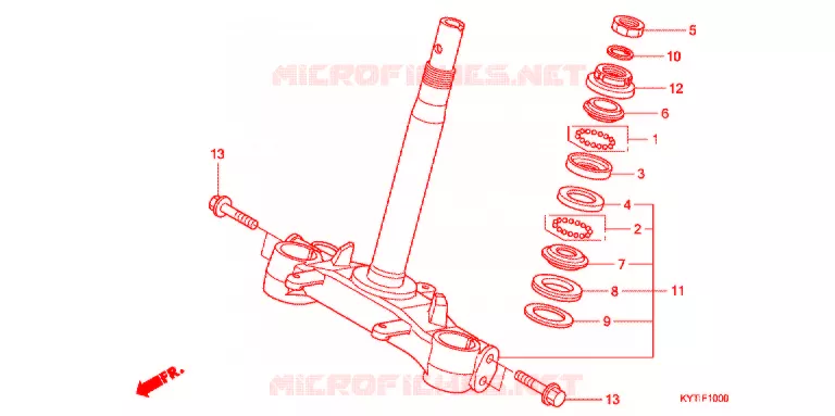 STEERING DAMPER Honda SCOOTER 110 SCOOPY 2011  ACD110CSC