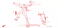 STAND for Honda BIZ 125 SOMENTE PEDAL DE PARTIDA 2010