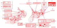 CAUTION LABEL for Honda REBEL 490 2020