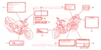 CAUTION LABEL  for Honda BIG ONE 1000 1995