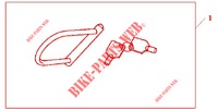 U LOCK  for Honda CBR 1000 RR FIREBLADE REPSOL 2011