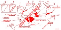 STRIPE/MARK (3) for Honda CBR 1000 RR FIREBLADE REPSOL 2011