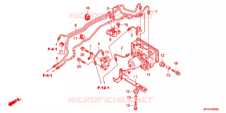 ABS MODULATOR   Honda MOTO 600 HORNET 2011  CB600FAB