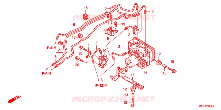 ABS MODULATOR   Honda MOTO 600 HORNET 2011  CB600FAB