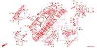 REAR FENDER (CRF1100A2/A4/AL2/D2/D4/DL2/DL4) for Honda AFRICA TWIN 1100 DCT ADVENTURE SPORT 2021