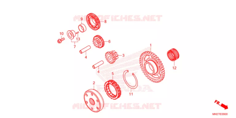 STARTING CLUTCH  Honda MOTO 450 CRF 2022  CRF450RLM