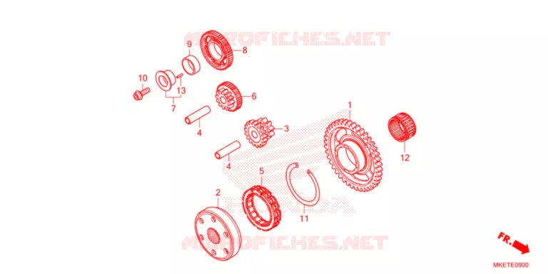 STARTING CLUTCH  Honda MOTO 450 CRF 2021  CRF450RLM