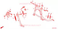 STAND  for Honda GL 1800 GOLD WING ABS NAVI AIRBAG RED 2015