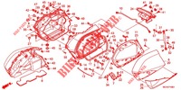 SADDLEBAG (GL1800C/D/E/F/G/H) for Honda GL 1800 GOLD WING ABS NAVI AIRBAG RED 2015