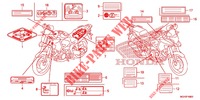 CAUTION LABEL  for Honda CROSSTOURER 1200 DCT 2012