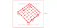 RUBBER NET A  for Honda CROSSTOURER 1200 2013