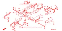 SWINGARM/CHAIN CASE  for Honda XR 600 R 1993