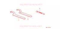TOOLS  for Honda XR 600 R 1993