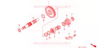 KICK STARTER SPINDLE  for Honda XR 600 R 1994