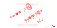 KICK STARTER SPINDLE  for Honda XR 600 R 1996