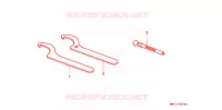 TOOLS  for Honda XR 600 R 1996