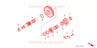 KICK STARTER SPINDLE  for Honda XR 600 Hamamatsu factory 1998