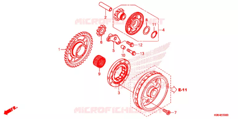 STARTING CLUTCH   Honda MOTO 250 CRF 2021  CRF250RM