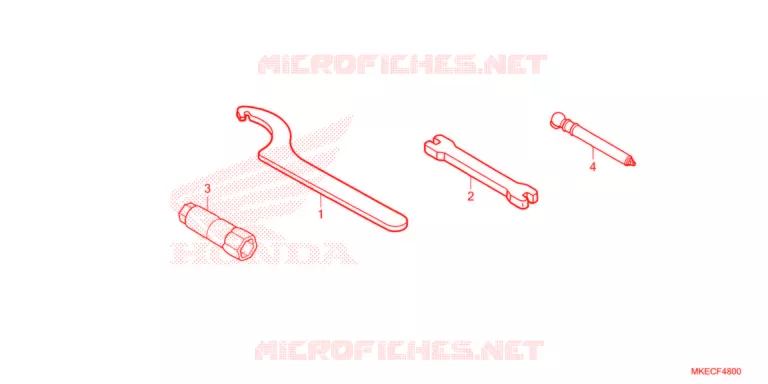 TOOLS  Honda MOTO 450 CRF 2021  CRF450RWEM