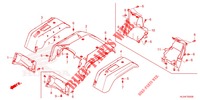 REAR FENDER  for Honda PIONEER 520 M2 2021