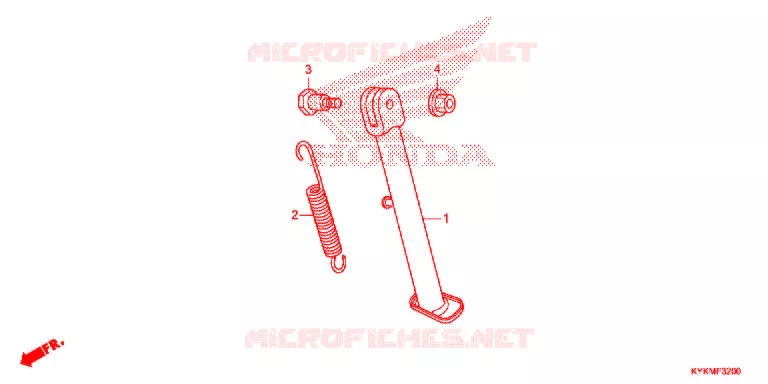 STAND  Honda MOTO 110 CRF 2021  CRF110FM