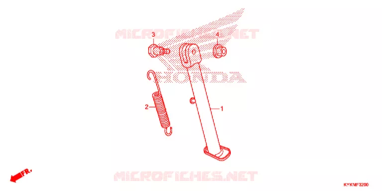 STAND  Honda MOTO 110 CRF 2021  CRF110FM