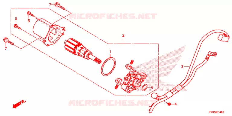 STARTING MOTOR  Honda MOTO 110 CRF 2021  CRF110FM