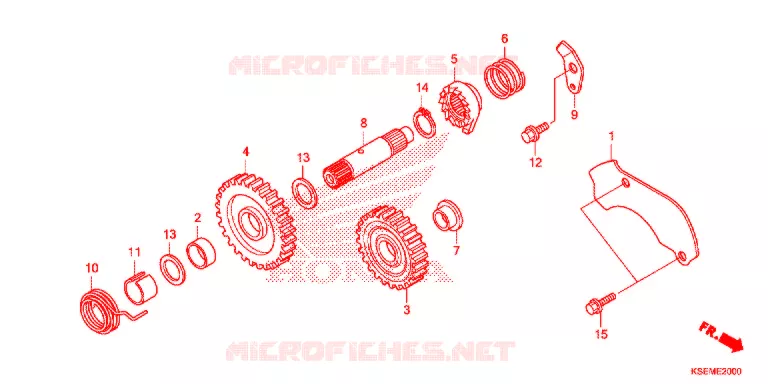 KICK STARTER SPINDLE  Honda MOTO 150 CRF 2021  CRF150RM